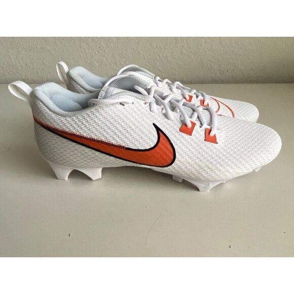 Nike Vapor Edge Speed 360 2 White Orange Football Cleats FJ1582-180 Men’s Sz 14 - Picture 7 of 13